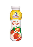 PET bottled flavored bio-yoghurt