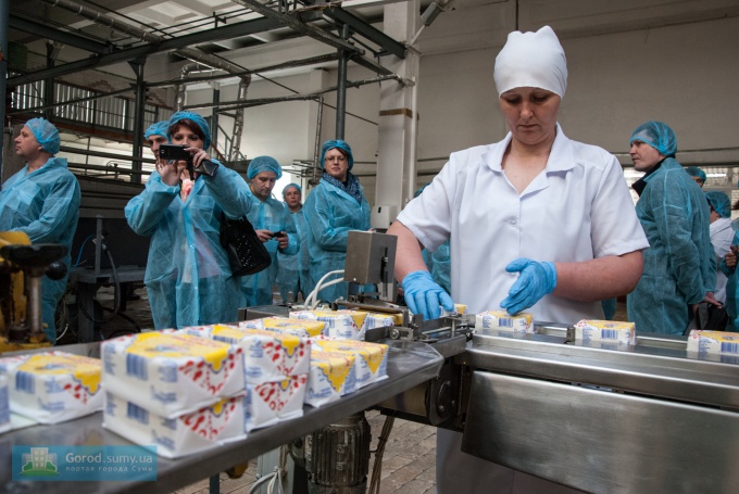 День открытых  дверей на Сумском  молочном заводе 